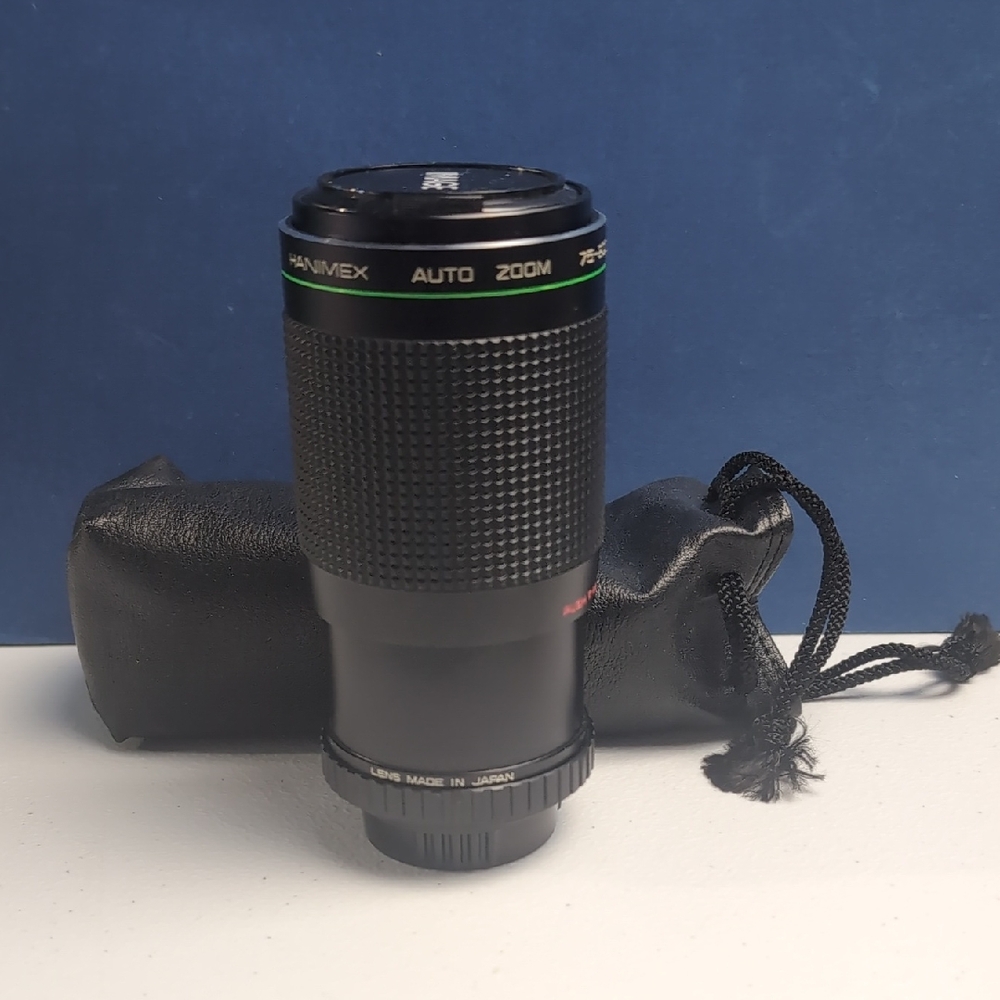 Hanimex Auto Zoom Lens 75-200 mm 1:45 Macro 55 Made in Japan